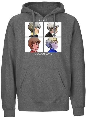 Golden Days - demon days, dorothy zbornak, golden girls, gorillaz, music, rose nylund, sophia petrillo, tv show, ursulalopez, blanche deverux - Fairtrade Hoodie