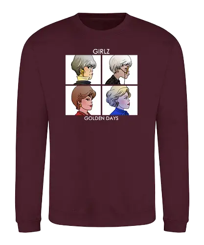 Golden Days - demon days, dorothy zbornak, golden girls, gorillaz, music, rose nylund, sophia petrillo, tv show, ursulalopez, blanche deverux - Sweatshirt
