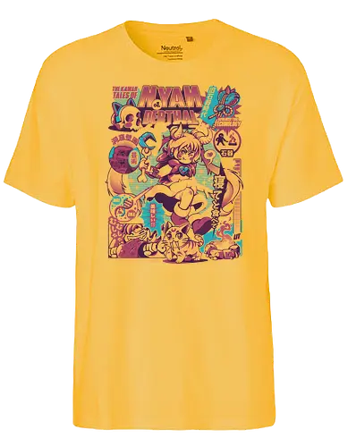 Nyanderthal - anime, moon, sailor, nyan, kawaii, Nnderthal - Fairtrade T-Shirt