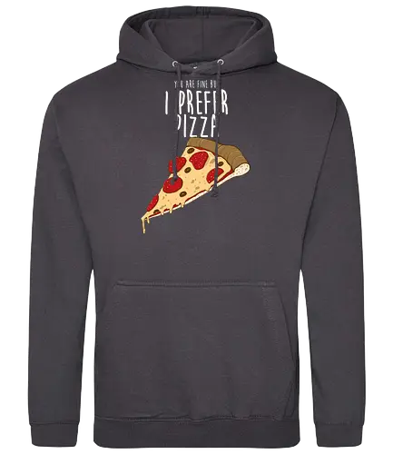 I prefer Pizza - food, pizza, ursulalopez - Standard Hoodie