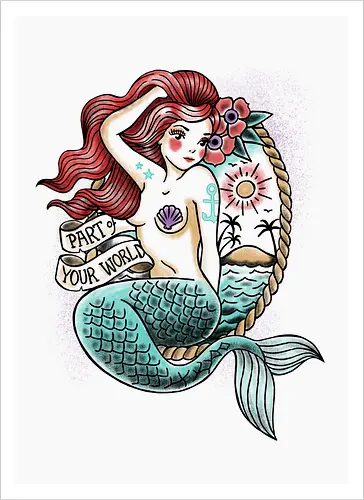 Mermaid Tattoo