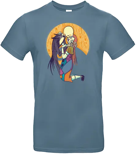 A kiss before Christmas - burton, kiss, film, ghost, creepy, spooky, x-mas, christmas, movie, nightmare - Standard T-Shirt