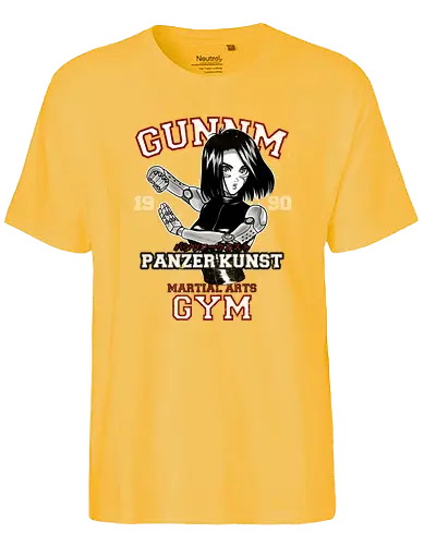 GUNNM GYM - alita, battle, angel, anime, movie, film, manga - Fairtrade T-Shirt