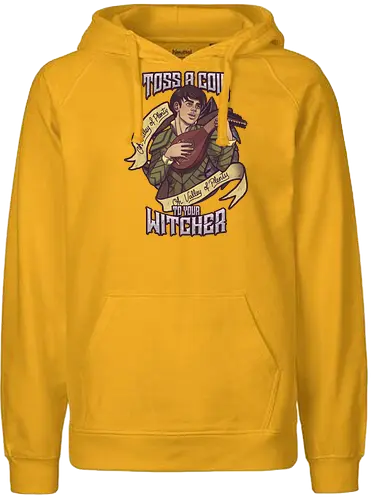 Toss a Coin - witcher, hexer, Toss a coin, serie, gaming, song - Fairtrade Hoodie