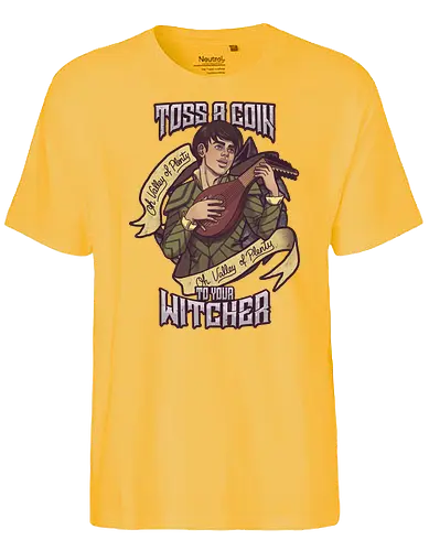 Toss a Coin - witcher, hexer, Toss a coin, serie, gaming, song - Fairtrade T-Shirt