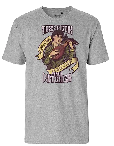 Toss a Coin - witcher, hexer, Toss a coin, serie, gaming, song - Fairtrade T-Shirt