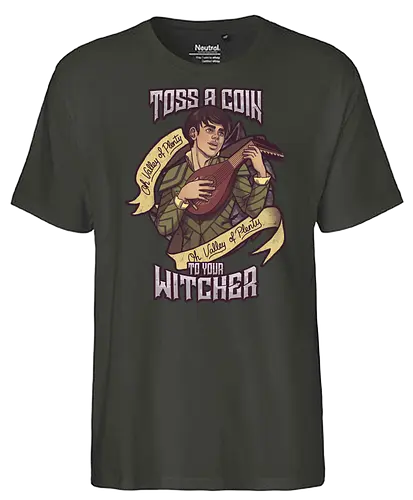 Toss a Coin - witcher, hexer, Toss a coin, serie, gaming, song - Fairtrade T-Shirt