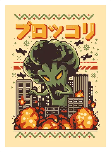Christmas Broccozilla