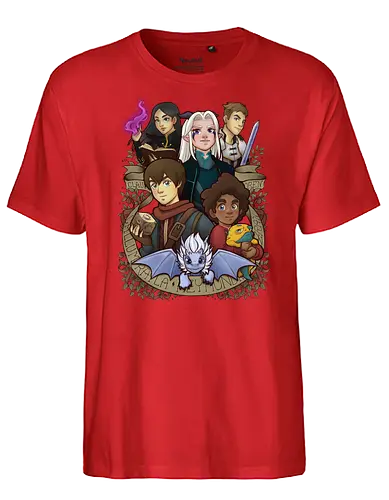The Future King - prince, dragon, animation, elves, drache - Fairtrade T-Shirt