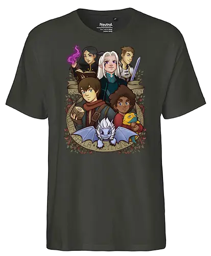 The Future King - prince, dragon, animation, elves, drache - Fairtrade T-Shirt