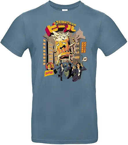 Drunk Beer Attack - bier, beer, drunk, kaiju, monster - Standard T-Shirt