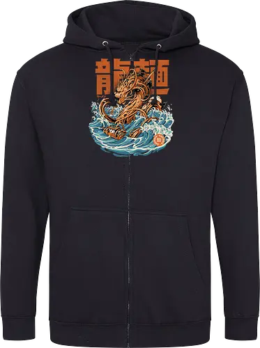 Black Great Ramen Dragon off Kanagawa