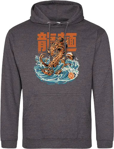 Black Great Ramen Dragon off Kanagawa