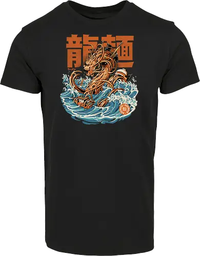 Black Great Ramen Dragon off Kanagawa