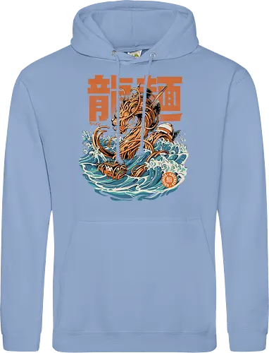 Black Great Ramen Dragon off Kanagawa