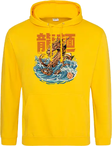 Black Great Ramen Dragon off Kanagawa