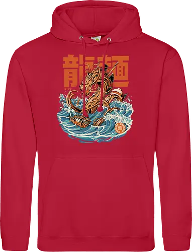 Black Great Ramen Dragon off Kanagawa