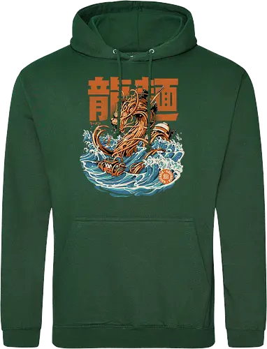 Black Great Ramen Dragon off Kanagawa