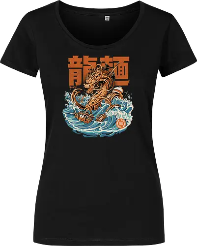 Black Great Ramen Dragon off Kanagawa