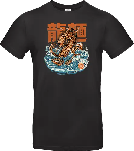 Black Great Ramen Dragon off Kanagawa