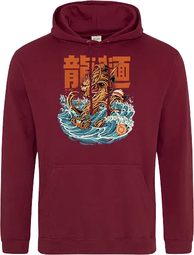 Black Great Ramen Dragon off Kanagawa