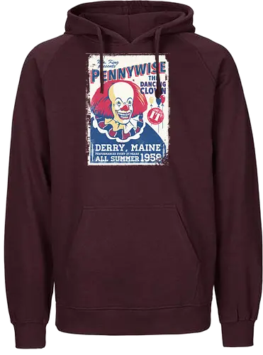 Dancing Clown - Clown, it, stephen king, king, maine, clown - Fairtrade Hoodie