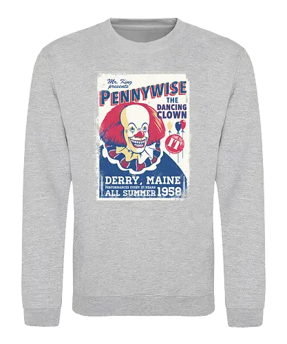 Dancing Clown - Clown, it, stephen king, king, maine, clown - Sweatshirt