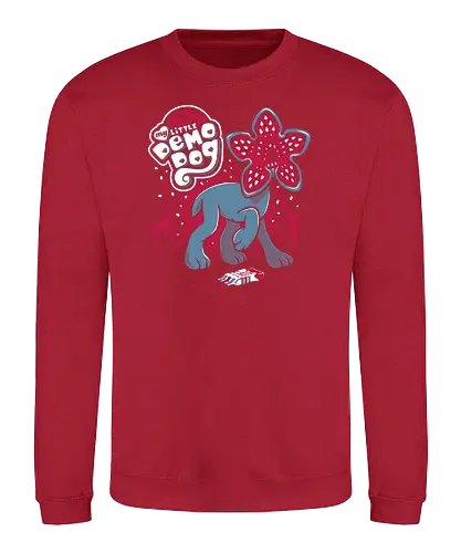 Demodog - stranger kids, demo, pony, series, tv, lucas, dustin, mike, will, eleven, dog, hund - Sweatshirt