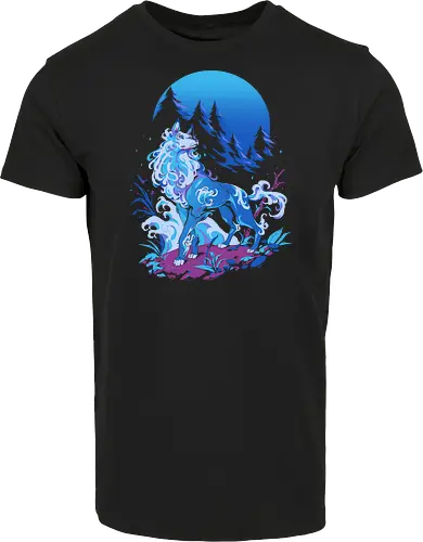 Spiritual Aqua Wolf