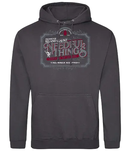 Needful Things - stephen king, castle rock, leland gaunt, walter o'dimm, devil, satan, teufel, maine - Standard Hoodie