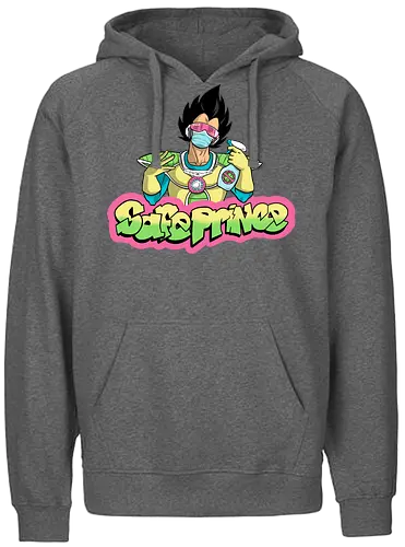 Safe Prince - fresh prince, Bel Air, 90s, sitcom, mask, Stay safe, mashup, manga, anime - Fairtrade Hoodie