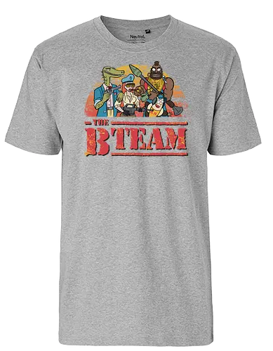 The B Team - rick, morty, Ball Fondlers, tv, animation, metal, mashup - Fairtrade T-Shirt