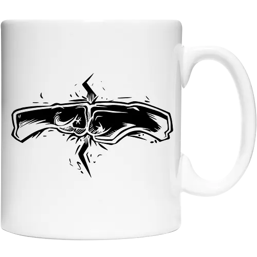 Fäuste (Schwarz) - Cup
