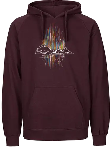 Aurora - aurora, nordlichter, aurora borlis - Fairtrade Hoodie