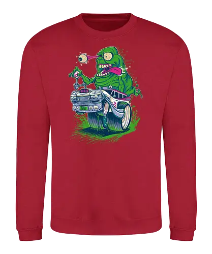Snot Fink - slimer, ecto 1, geist, ghost, ectoplasma - Sweatshirt