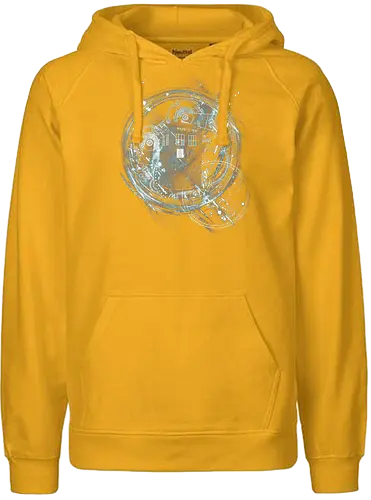 Time and Space Machine - tardis, Doctor, bbc, docter who, Doctor - Fairtrade Hoodie