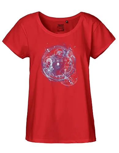 Time and Space Machine - tardis, Doctor, bbc, docter who, Doctor - Fairtrade Girl Shirt