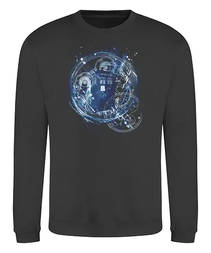 Time and Space Machine - tardis, Doctor, bbc, docter who, Doctor - Sweatshirt