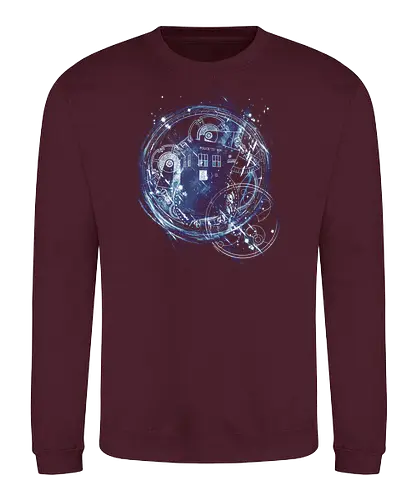 Time and Space Machine - tardis, Doctor, bbc, docter who, Doctor - Sweatshirt