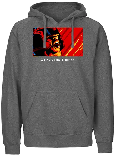 I AM THE LAW - judge dredd, dredd, megacity 1, comic, movie, sylvester stallone - Fairtrade Hoodie