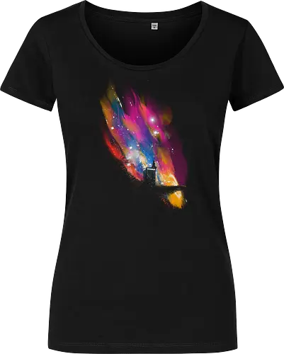 Sunset on Gallifrey - gallifrey, dr., the doctor, serie, tardis, timelord, Doctor - Women T-Shirt