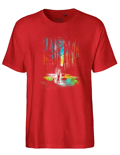 Sunset on Dagobah - scifi, science fiction, space opera, sunset, swamp, strikes back, empire, training - Fairtrade T-Shirt