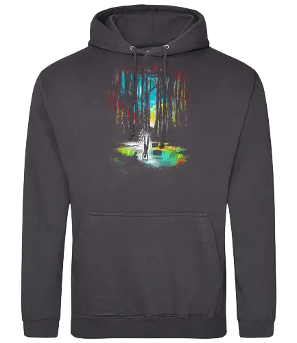 Sunset on Dagobah - scifi, science fiction, space opera, sunset, swamp, strikes back, empire, training - Standard Hoodie