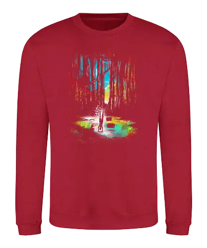 Sunset on Dagobah - scifi, science fiction, space opera, sunset, swamp, strikes back, empire, training - Sweatshirt