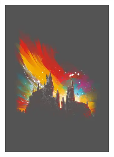 Sunset on Castle