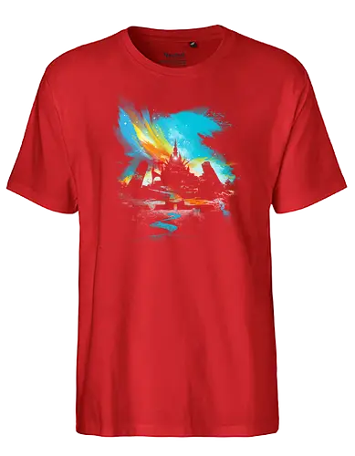 Sunset on  - Hero of Time, legend of, gaming, game, console, wild, Princess, Breath - Fairtrade T-Shirt