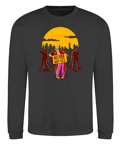 Neez Ride - zombie, need ride, won't eat, promise, undead - Sweatshirt