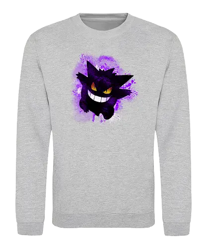Purple Storm - ghost, geist, gift, poison, dark, grin, grinsen, pocket, monster, dead, death - Sweatshirt