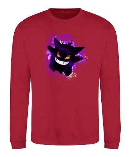 Purple Storm - ghost, geist, gift, poison, dark, grin, grinsen, pocket, monster, dead, death - Sweatshirt