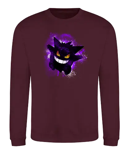 Purple Storm - ghost, geist, gift, poison, dark, grin, grinsen, pocket, monster, dead, death - Sweatshirt